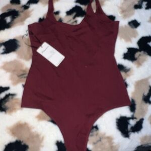 Shinestar Maroon Bodysuit